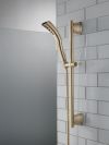 DELTA Universal Showering Components H2OKINETIC Single-Setting Slide Bar Hand Shower — Champagne Bronze