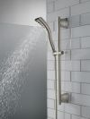 DELTA Universal Showering Components H2OKINETIC Single-Setting Slide Bar Hand Shower — Stainless