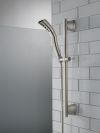 DELTA Universal Showering Components H2OKINETIC Single-Setting Slide Bar Hand Shower — Stainless