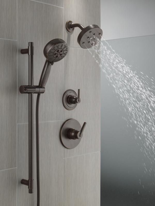 DELTA Trinsic 3-Setting 2-Port Diverter Trim — Venetian Bronze