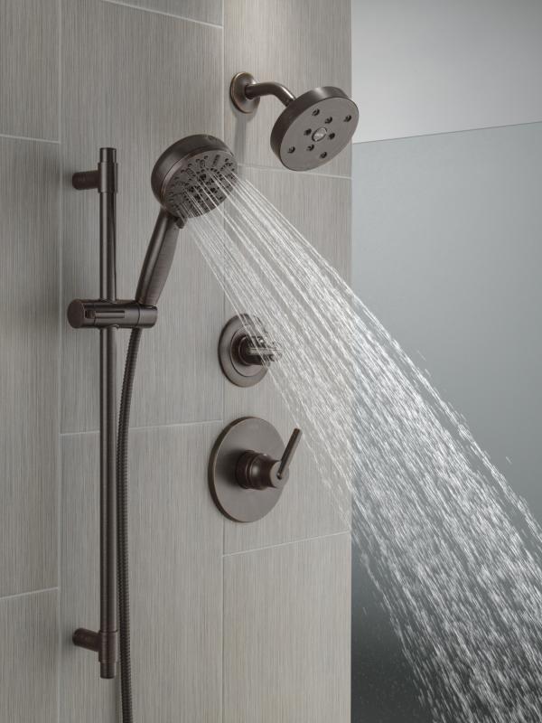 DELTA Trinsic 3-Setting 2-Port Diverter Trim — Venetian Bronze