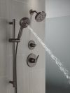 DELTA Universal Showering Components 7-Setting Slide Bar Hand Shower with Cleaning Spray — Venetian Bronze