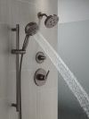 DELTA Universal Showering Components 7-Setting Slide Bar Hand Shower with Cleaning Spray — Venetian Bronze