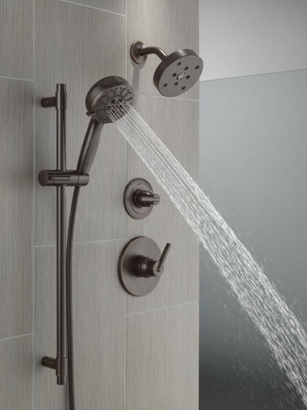 DELTA Trinsic 3-Setting 2-Port Diverter Trim — Venetian Bronze