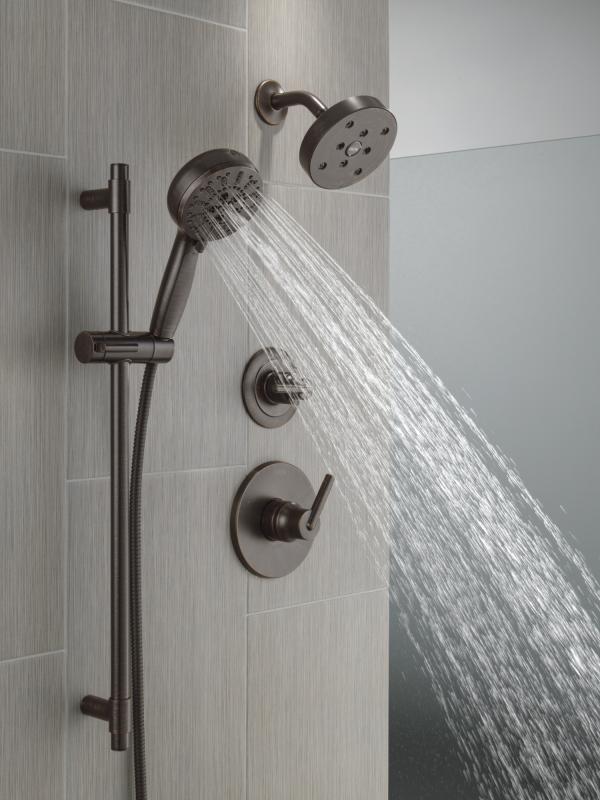 DELTA Trinsic 3-Setting 2-Port Diverter Trim — Venetian Bronze