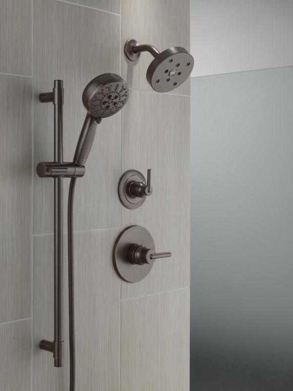 DELTA Trinsic 3-Setting 2-Port Diverter Trim — Venetian Bronze