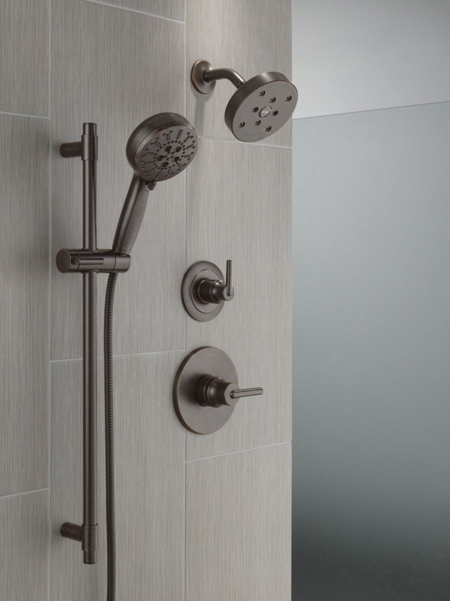 DELTA Trinsic Monitor 14 Series H2OKINETIC Shower Trim — Venetian Bronze