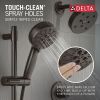 DELTA Universal Showering Components 7-Setting Slide Bar Hand Shower with Cleaning Spray — Venetian Bronze