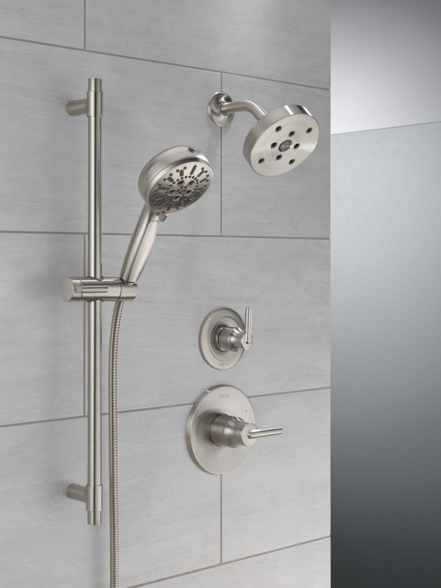 DELTA Trinsic Monitor 14 Series H2OKINETIC Shower Trim — Stainless