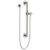 DELTA Universal Showering Components Adjustable Slide Bar / Grab Bar Assembly with Elbow — Chrome
