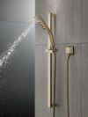 DELTA Universal Showering Components H2OKINETIC 3-Setting Slide Bar Hand Shower — Lumicoat® Champagne Bronze