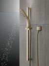 DELTA Universal Showering Components H2OKINETIC 3-Setting Slide Bar Hand Shower — Lumicoat® Champagne Bronze