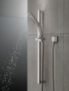 DELTA Universal Showering Components H2OKINETIC 3-Setting Slide Bar Hand Shower — Lumicoat® Stainless