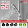 DELTA Universal Showering Components H2OKINETIC 3-Setting Slide Bar Hand Shower — Chrome