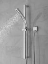DELTA Universal Showering Components H2OKINETIC 3-Setting Slide Bar Hand Shower — Chrome