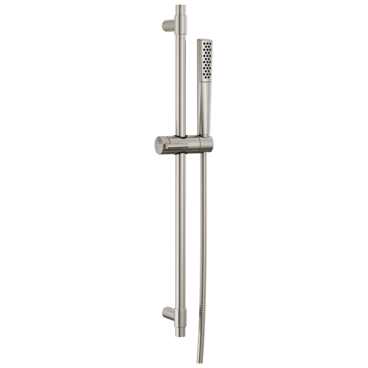DELTA Universal Showering Components Premium Single-Setting Slide Bar Hand Shower — Lumicoat® Stainless