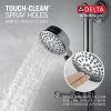 DELTA Universal Showering Components ActivTouch 9-Setting Hand Shower with Traditional Slide Bar / Grab Bar — Chrome