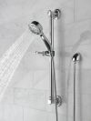 DELTA Universal Showering Components ActivTouch 9-Setting Hand Shower with Traditional Slide Bar / Grab Bar — Chrome