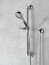 DELTA Universal Showering Components ActivTouch 9-Setting Hand Shower with Traditional Slide Bar / Grab Bar — Chrome