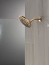 DELTA Universal Showering Components PivotPro Raincan Shower Head — Lumicoat® Champagne Bronze