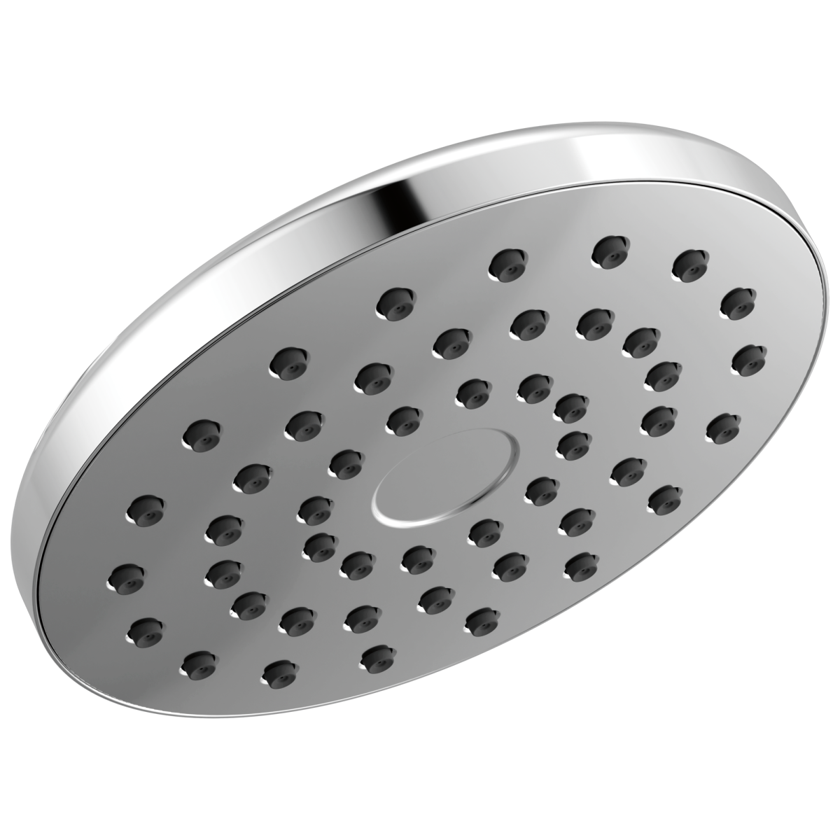 DELTA Universal Showering Components PivotPro Raincan Shower Head — Lumicoat® Chrome