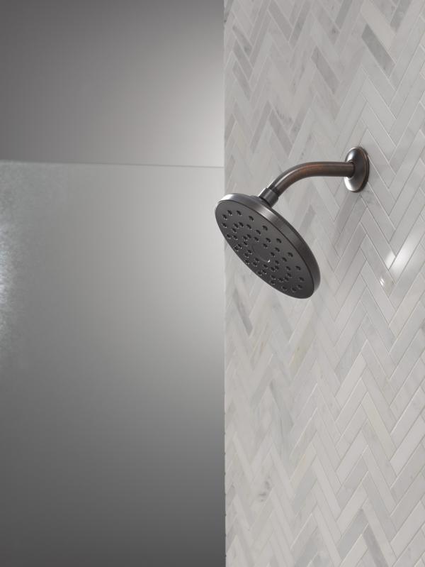 DELTA Universal Showering Components PivotPro Raincan Shower Head — Venetian Bronze