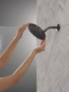 DELTA Universal Showering Components PivotPro Raincan Shower Head — Venetian Bronze