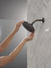 DELTA Universal Showering Components PivotPro Raincan Shower Head — Venetian Bronze