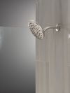 DELTA Universal Showering Components PivotPro Raincan Shower Head — Lumicoat® Stainless