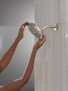 DELTA Universal Showering Components PivotPro Raincan Shower Head — Lumicoat® Stainless