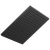 DELTA Universal Showering Components Single-Setting Metal Raincan Shower Head — Matte Black