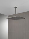 DELTA Universal Showering Components Single-Setting Metal Raincan Shower Head — Lumicoat® Black Stainless
