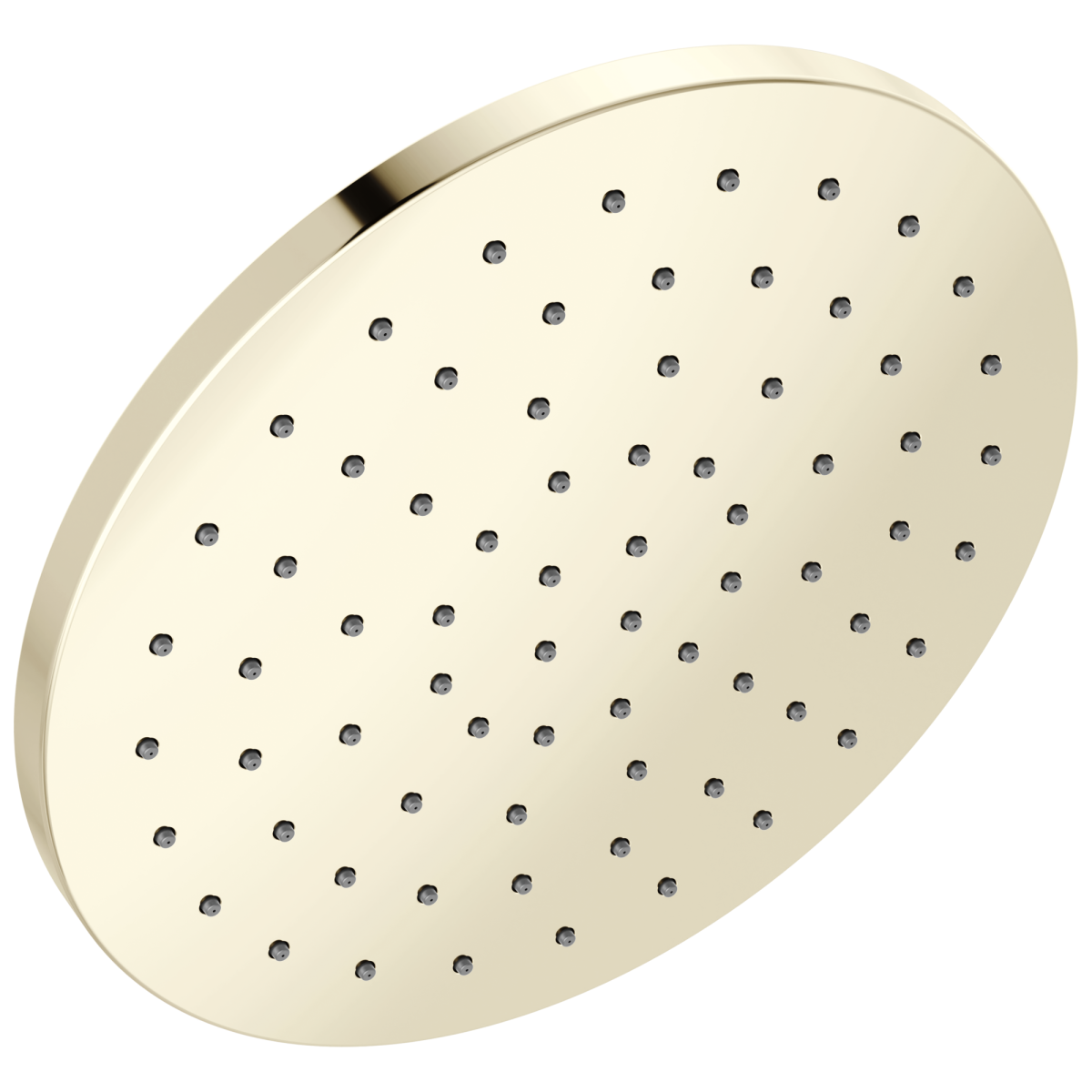 DELTA Universal Showering Components 10" Single-Function Raincan Shower Head — Lumicoat® Polished Nickel