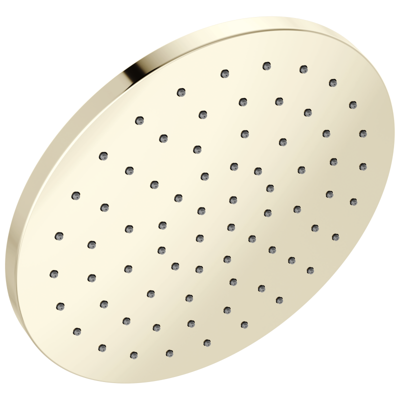 DELTA Universal Showering Components 10" Single-Function Raincan Shower Head — Lumicoat® Polished Nickel
