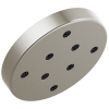 DELTA Universal Showering Components H2Okinetic Single-Setting Metal Raincan Shower Head — Lumicoat® Stainless