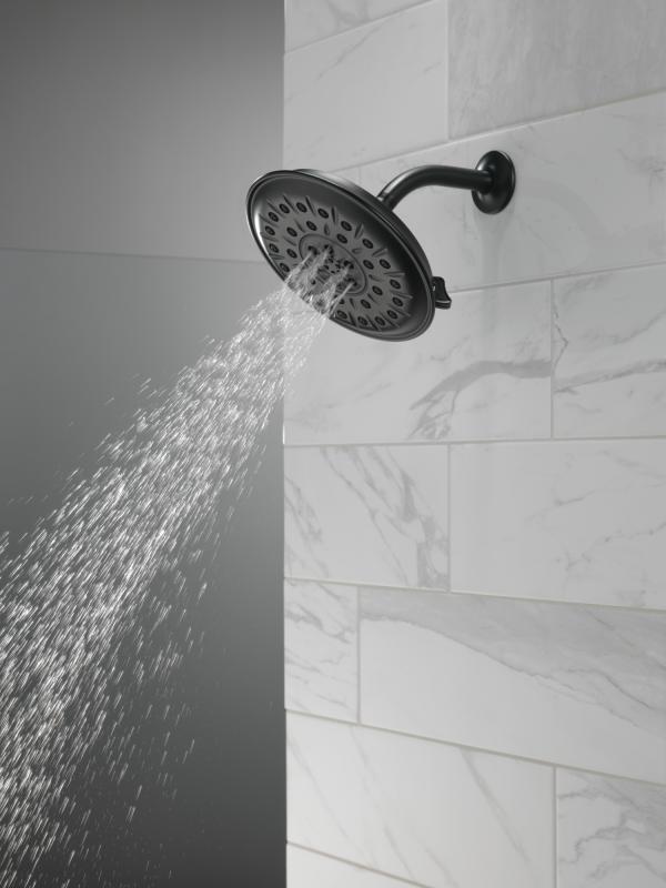 DELTA Universal Showering Components Ultrasoak 4-Setting Shower Head — Matte Black