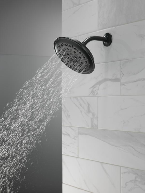 DELTA Universal Showering Components Ultrasoak 4-Setting Shower Head — Matte Black