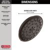 DELTA Universal Showering Components Ultrasoak 4-Setting Shower Head — Venetian Bronze