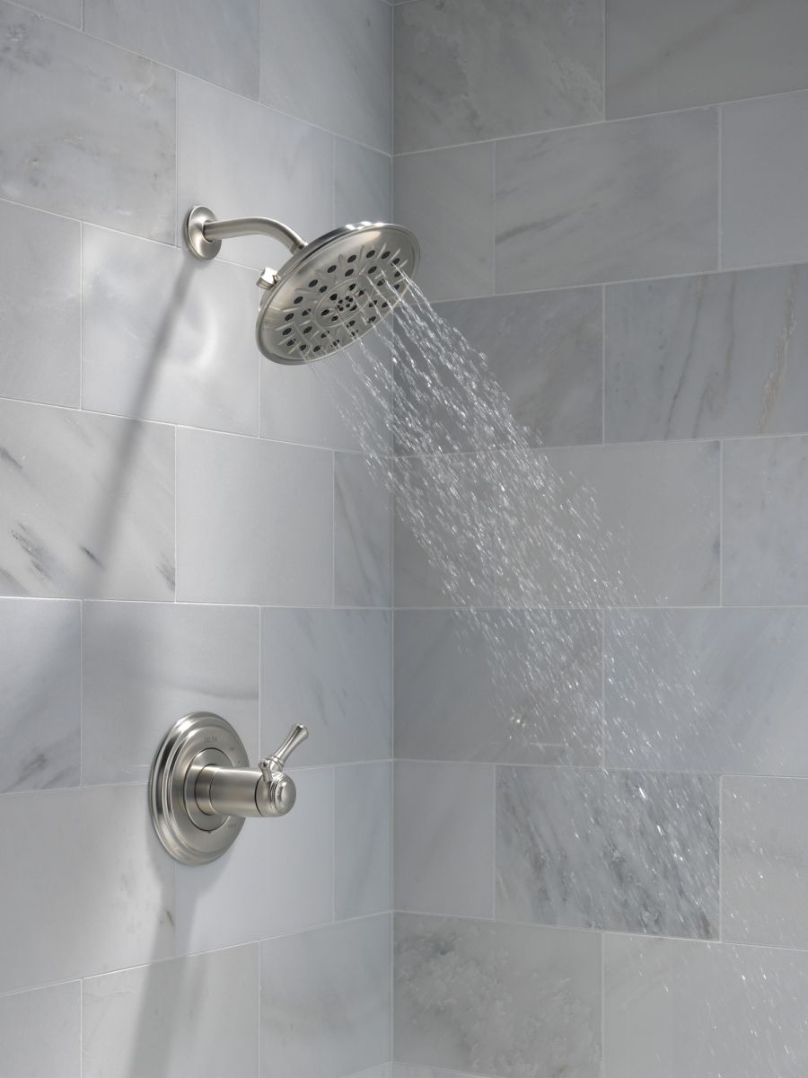 DELTA Universal Showering Components Ultrasoak 4-Setting Shower Head — Stainless