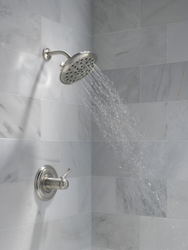 DELTA Universal Showering Components Ultrasoak 4-Setting Shower Head — Stainless