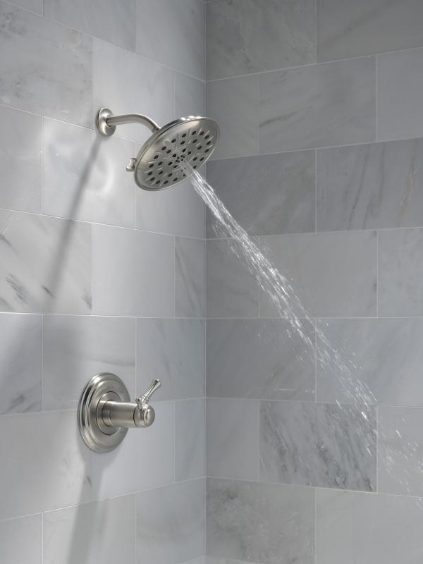 DELTA Universal Showering Components Ultrasoak 4-Setting Shower Head — Stainless