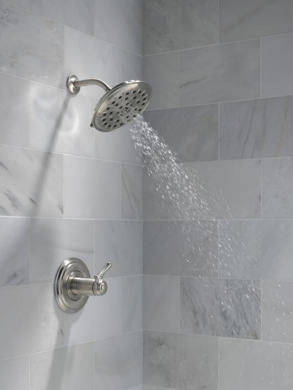 DELTA Universal Showering Components Ultrasoak 4-Setting Shower Head — Stainless