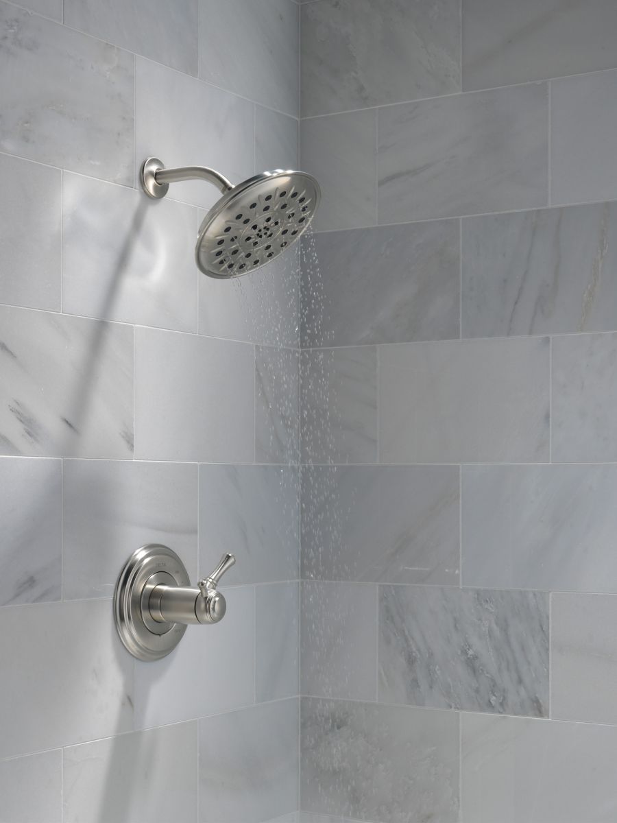 DELTA Universal Showering Components Ultrasoak 4-Setting Shower Head — Stainless