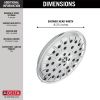 DELTA Universal Showering Components Ultrasoak 4-Setting Shower Head — Chrome