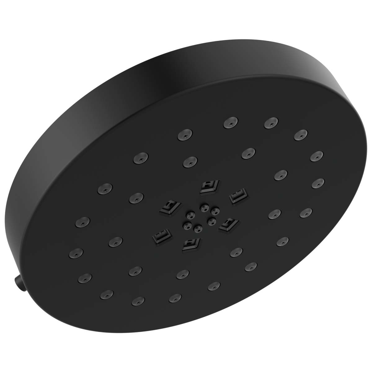 DELTA Universal Showering Components H2Okinetic 4-Setting Shower Head with Ultrasoak — Matte Black