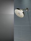 DELTA Universal Showering Components H2Okinetic 4-Setting Shower Head with Ultrasoak — Lumicoat® Polished Nickel