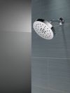 DELTA Universal Showering Components H2Okinetic 4-Setting Shower Head with Ultrasoak — Lumicoat® Chrome