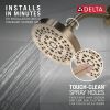 DELTA Universal Showering Components 5-Setting Showerhead — Champagne Bronze