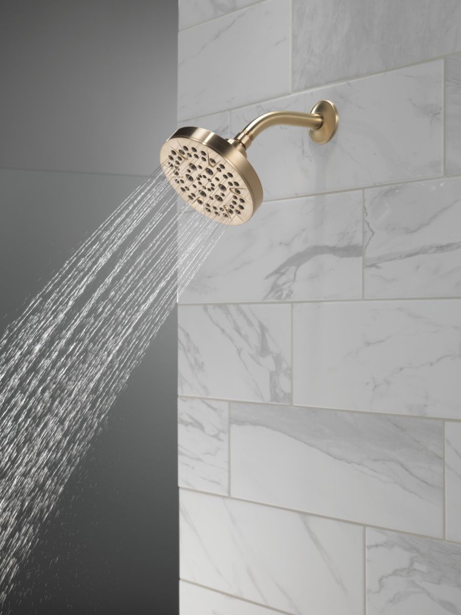 DELTA Universal Showering Components 5-Setting Showerhead — Champagne Bronze