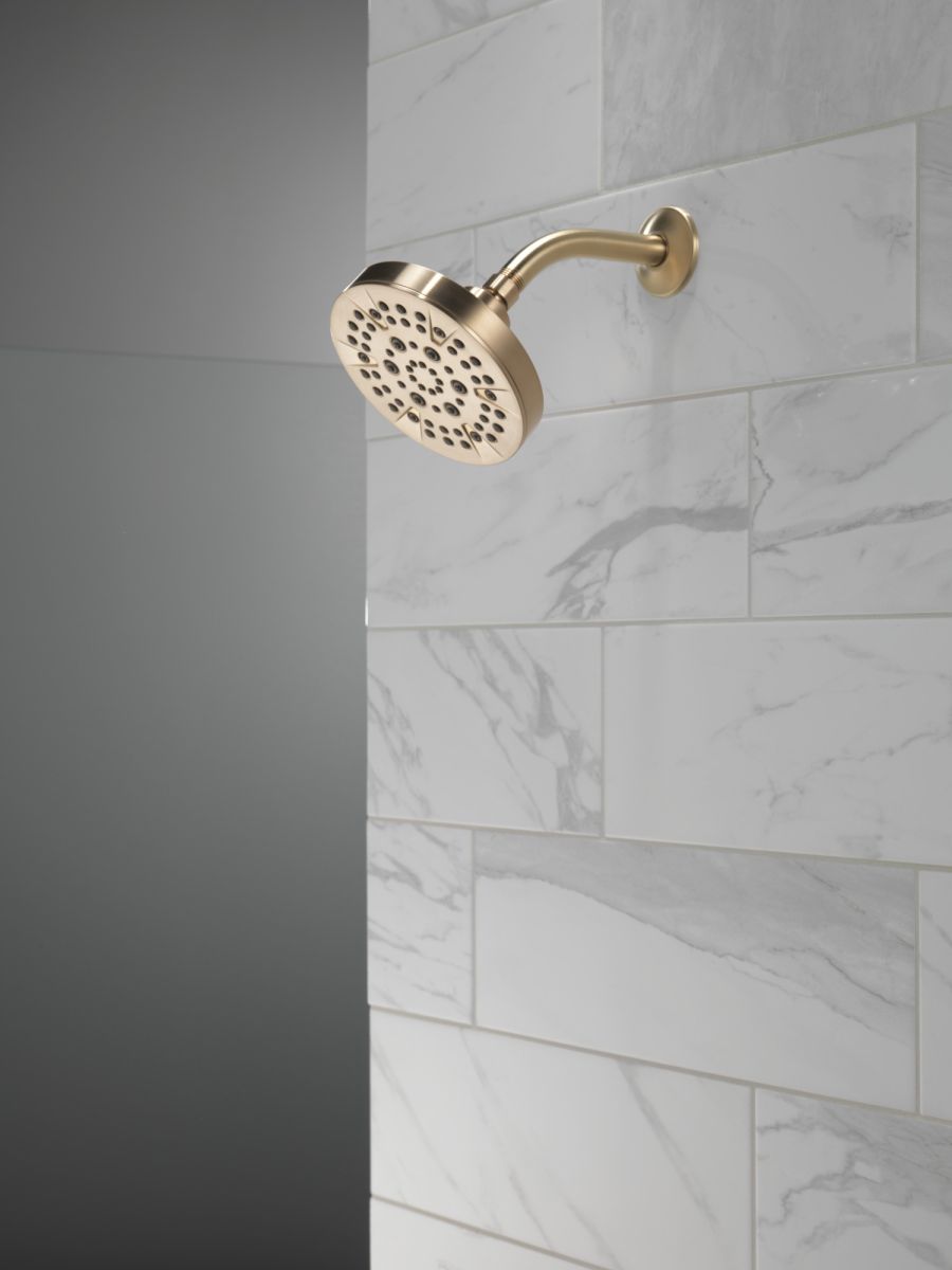 DELTA Universal Showering Components 5-Setting Showerhead — Champagne Bronze